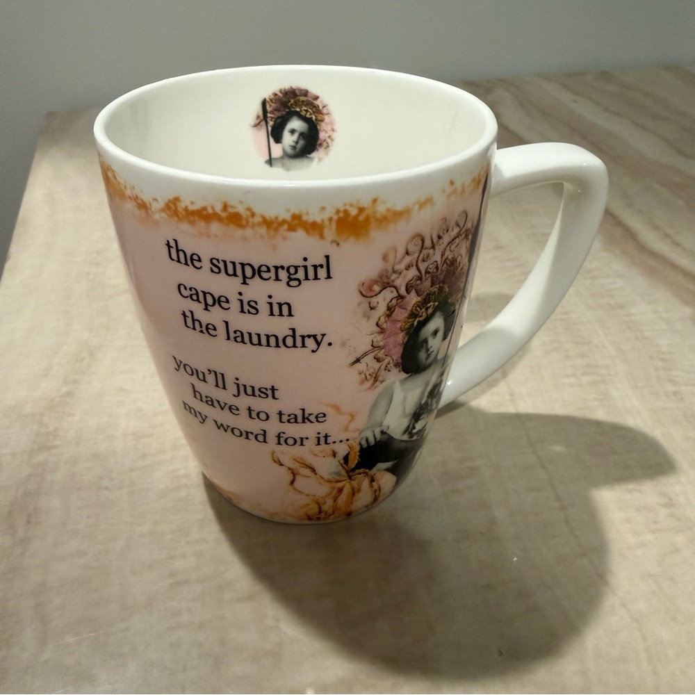 Supergirl Quote Ceramic Mug by Enesco